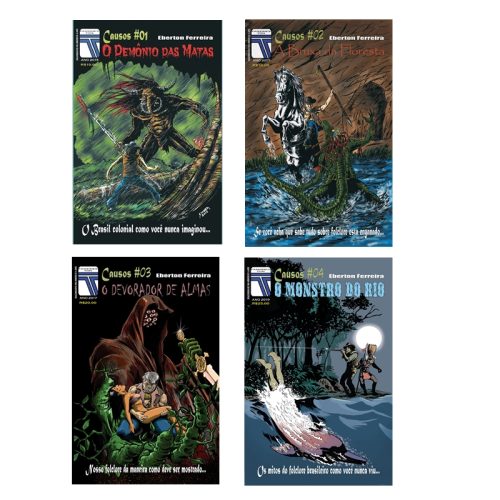 Combo com os 4 Volumes da Série Causos