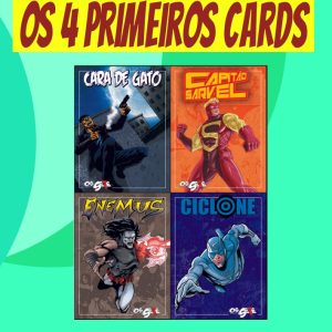 CARDS Os SE7E_COMBO com 4 Unidades