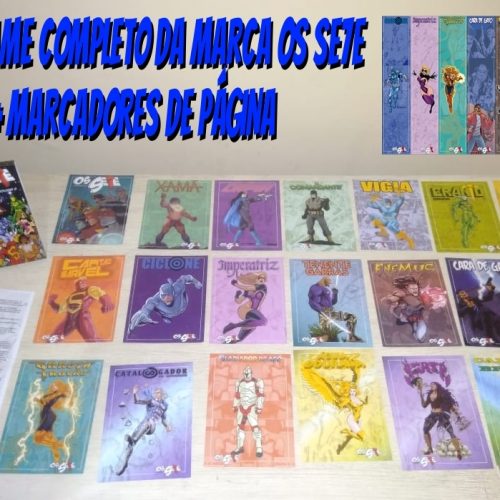 CARD GAME OS SE7E (JOGO COMPLETO + 7 MARCADORES)