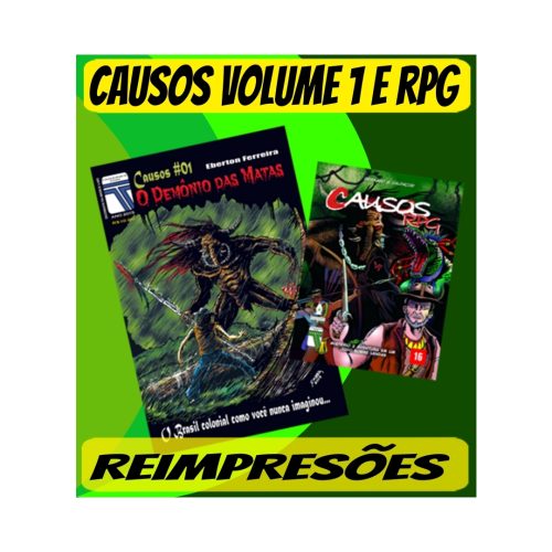 REIMPRESSÕES DE CAUSOS VOLUME 1 & CAUSOS RPG